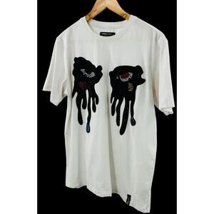 Roku Studio Rhinestone Studded‎ Teardrop Top Size Medium 100% Cotton